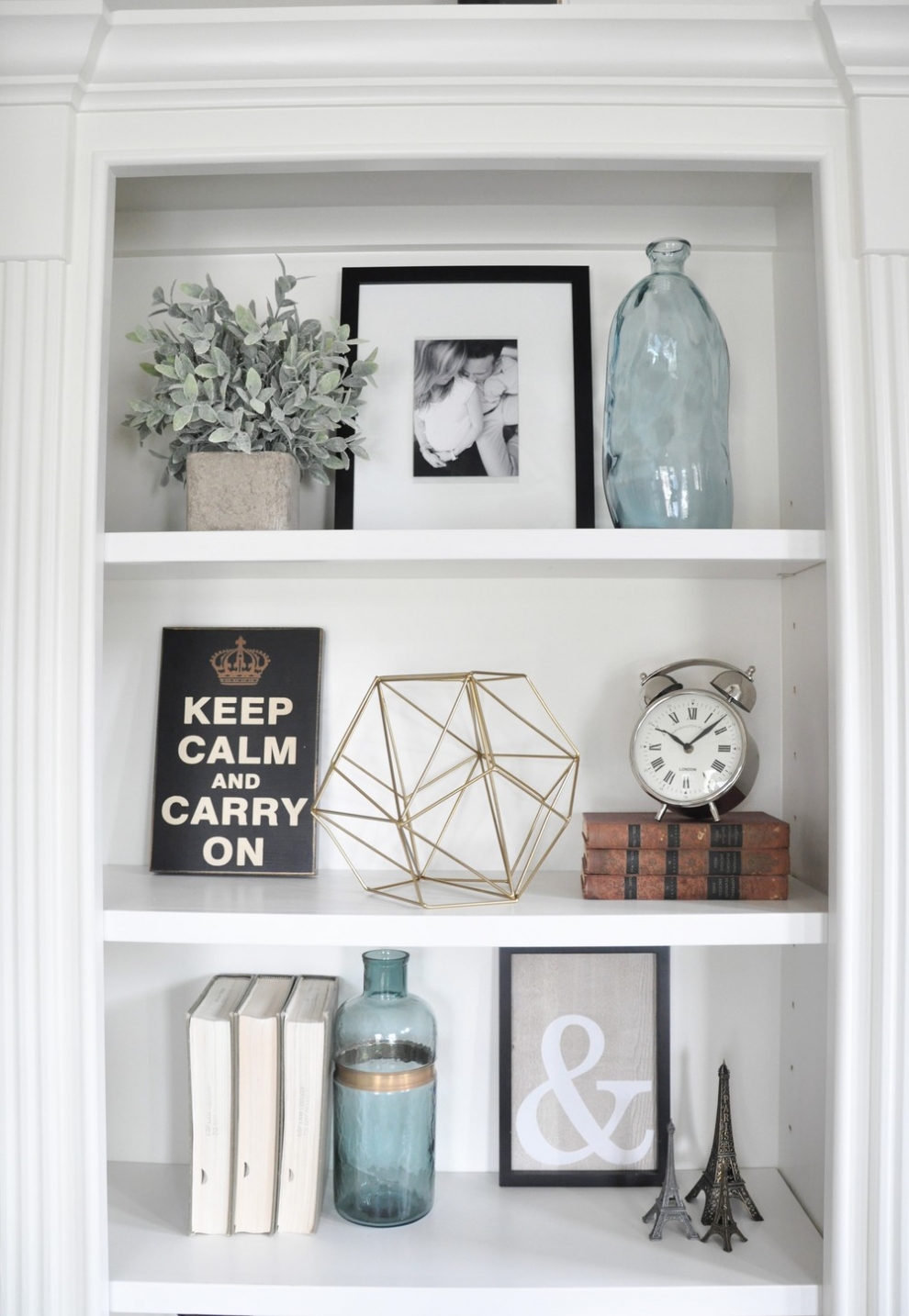 shelf styling