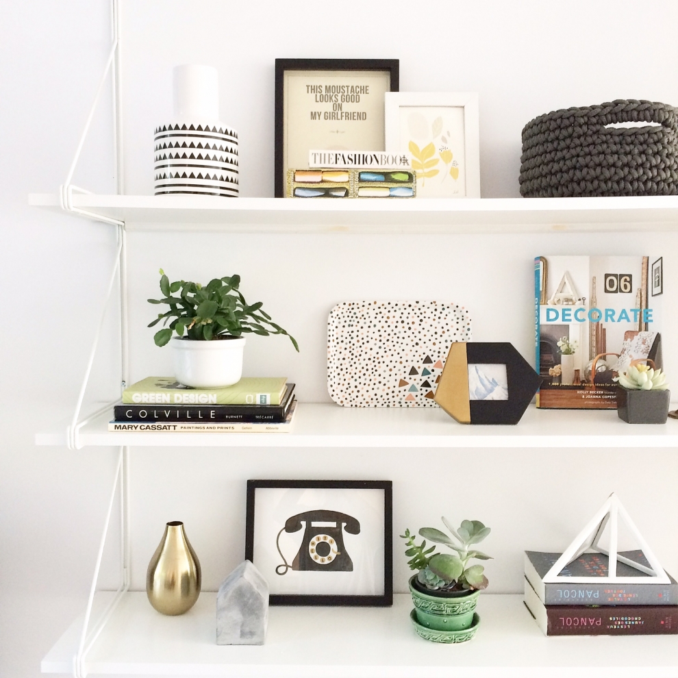 shelf decor