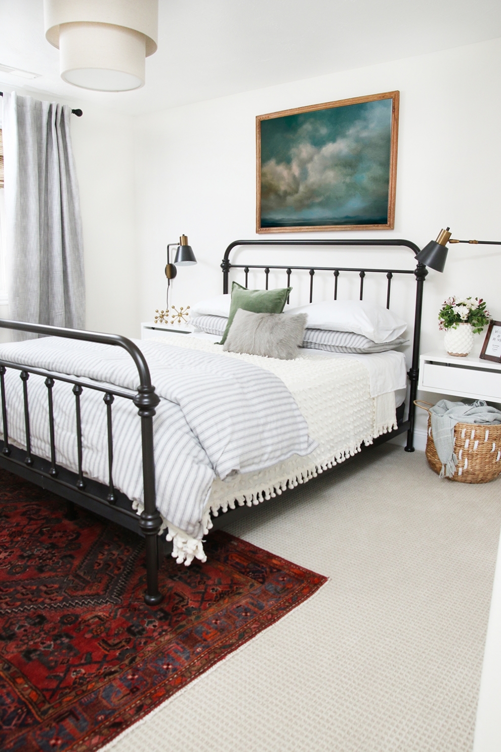 black iron bed ideas