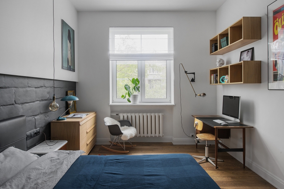 mid modern century bedroom