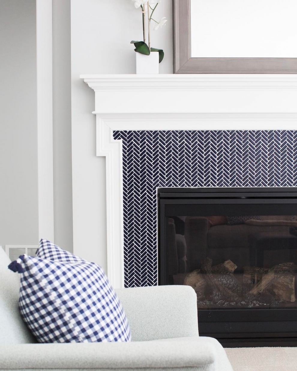 fireplace mosaic tiles