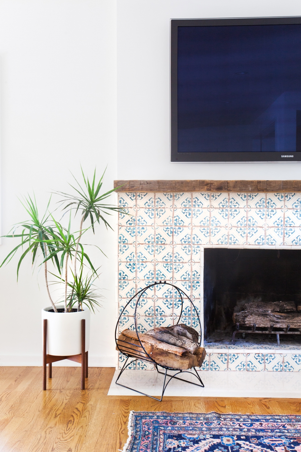 fireplace with tiles ideas