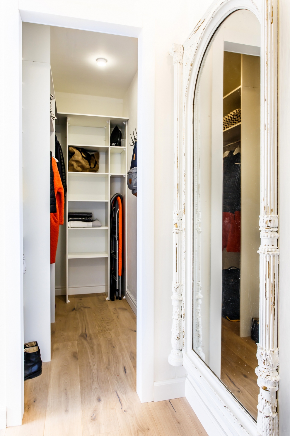 wardrobe in hallway